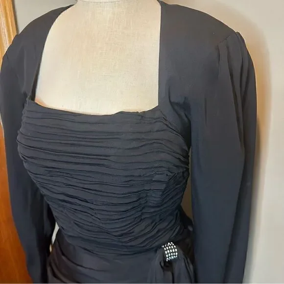 Vintage
Destinee Womens Black Boned Ruching Chest Dress USA Size 8 - Picture 3 of 13